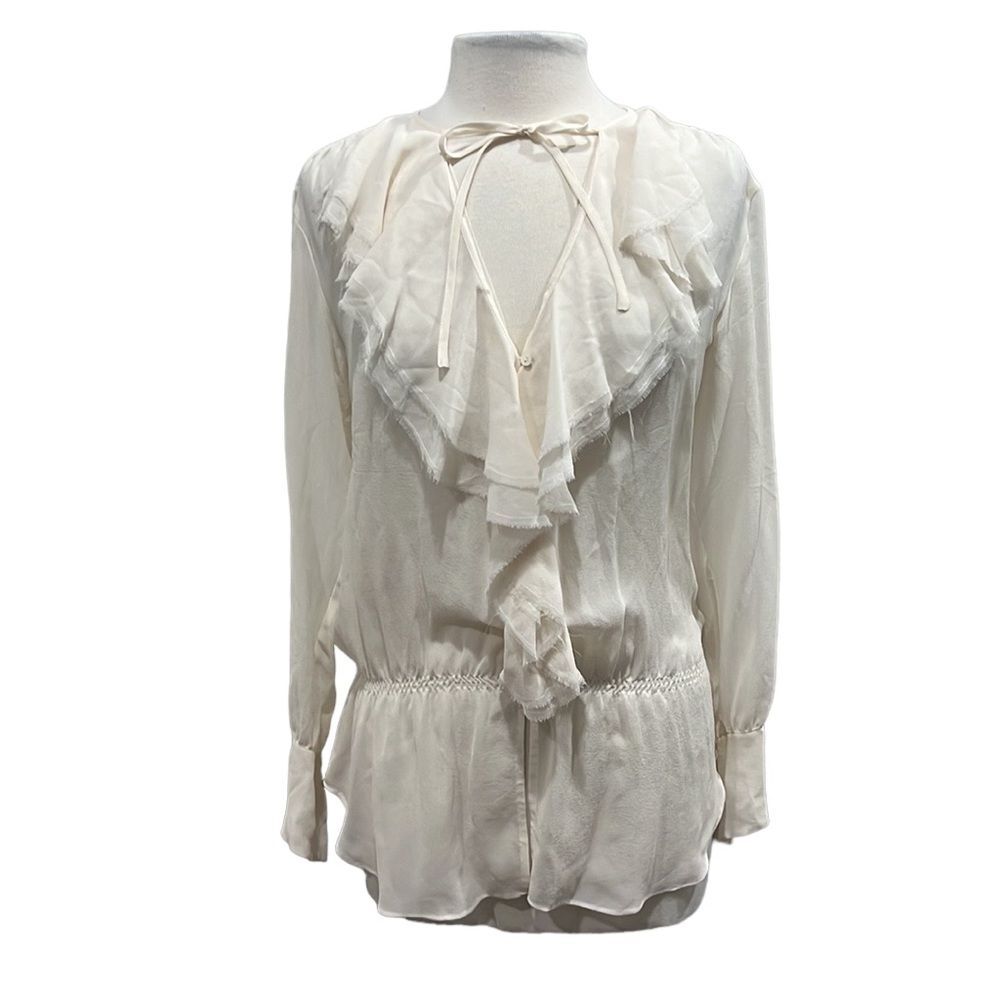 Vince Sheer Blouse Size S